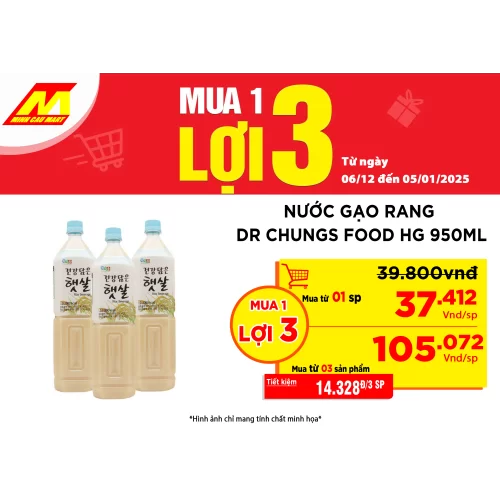 Nước Gạo Hàn Quốc Dr. Chung 1.5L